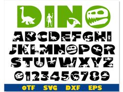 Dinosaur Font otf, Dinosaur Font svg Cricut, Baby Font, Kids Fonts, Childrens Font, Boys Fonts, Dinosaur letters svg