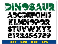 Dinosaur Font otf, Dinosaur Font svg Cricut, Dinosaur Birthday svg, Dinosaur letters svg Cricut, Dinosaur Cut Files