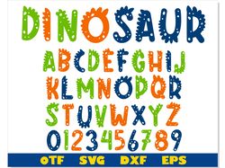 Dinosaur Font SVG Cricut, Dinosaur Font ttf, Childrens Font, Boys Fonts, Baby Child Font svg, Kids Fonts, Dinosaur svg