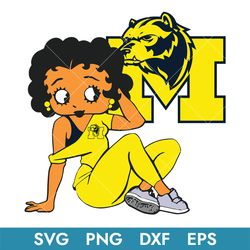 Michigan Wolverines Betty Boop Svg, Michigan Wolverines Svg, Betty Boop Svg, NCAA Svg, Png Dxf Eps, Instant Download
