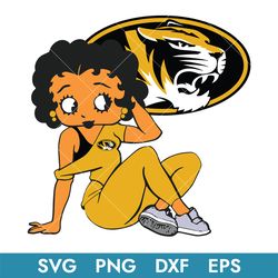 Missouri Tigers Betty Boop Svg, Missouri Tigers Svg, Betty Boop Svg, NCAA Svg, Png Dxf Eps, Instant Download