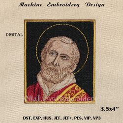 Saint Philip Neri embroidery design