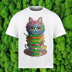 Cats in rainbow cream print / Digital Png File / Children's t-shirt design / 6 in 1 / 1 Dollar