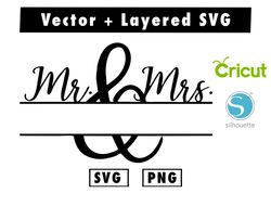 Mr. & Mrs svg and png files for cricut machine , anime svg , manga svg , Goku svg
