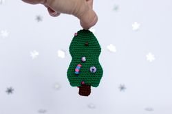 crochet toy christmas tree,  christmas tree decor, amigurumi christmas tree