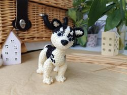 Miniature dog Realistic Husky. plush puppy toy. Dog doll plush toy Husky. Stuffed dog husky gift for friends