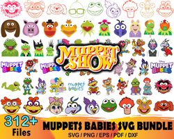 312 Bundle Muppet Babies Svg, Disney Svg, Muppet Babies Svg