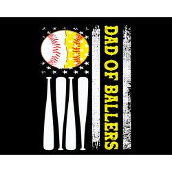Dad Of Ballers Svg, Fathers Day Svg, Father Svg, Baseball Svg, Baseball Father Svg, Father Svg, Baseball Dad Svg, Baller
