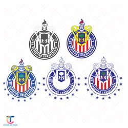 Chivas Guadalajara Logo Bundle Svg, Trending Svg, Chivas Guadalajara Logo, Chivas Svg, Chivas Logo Svg, Guadalajara
