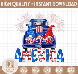 American Truck Png , America PNG, Truck Png, 4th July Png, Vintage Truck Png, Gnome Png, Sublimation Designs Downloads
