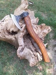 Hand made Viking throwing axe , Ragnar mini Bearded axe, Norse Axe, Celtic Axe, Gift for Men, Medieval axe for Hunting.