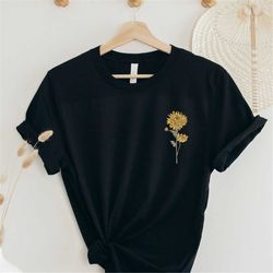 Birth Month Flower T-Shirt, November Flower Shirt, Mother's Day Gift, Birthday Gift For Her, Chrysanthemum Flower Shirt,