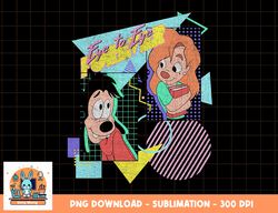 Disney A Goofy Movie Max & Roxanne Eye To Eye Poster png, sublimation, digital download