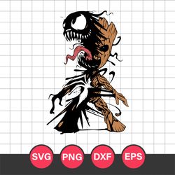 Baby Groot Venom Halloween Svg, Baby Groot Venom Svg, Halloween Svg, Png Dxf  Eps Digital File