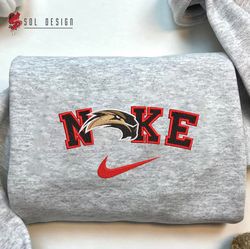 Nike SIU Edwardsville Cougars Embroidered Crewneck, NCAA Embroidered Sweater, SIU Edwardsville Hoodies, Unisex Shirts