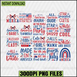 4th of July Bundle Png,Made In America Png, 4th Of July Png Bundle, Freedom Png Bundle, Red White Blue Png,Fourth of Jul