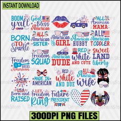 4th of July Bundle Png,Red White And Cute Png, 4th Of July Png Bundle, Freedom Png Bundle, Red White Blue Png,Fourth of