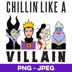 Disney Villain Gang Ursula,Evil Queen,Cruella,Maleficent V1