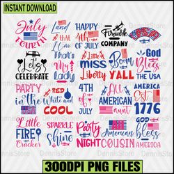 God Bless The USA Png,4th of July Bundle Png, 4th Of July Png Bundle, Freedom Png Bundle, Red White Blue Png,Fourth of J