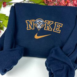 Nike UT Martin Skyhawks Embroidered Crewneck, NCAA Embroidered Sweater, UT Martin Skyhawks Hoodies, Unisex Shirts
