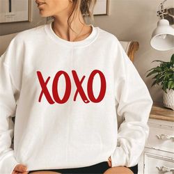 Valentine's Day Sweatshirt XOXO | Love Shirt | Women's Sweatshirt | Fun Valentine Sweatshirt | Men's Shirt | Galentine's