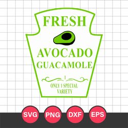 Fresh Avocado Guacamole Condiment Family Halloween Svg, Halloween Svg, Png Dxf Eps Digital File