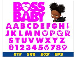 African American Boss Baby Girl Font | Boss Baby Girl font svg, Boss Baby Girl font otf, Boss Baby Girl Logo