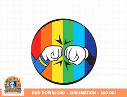 Disney Mickey Mouse Donald Duck Fist Bump Rainbow png, sublimation, digital download