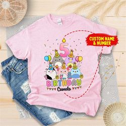 Custom Squishmallow Birthday Shirt, Cute Squishmallow Shirt, Squishmallow Girl Shirt, Happy Birthday Shirt, Birthday Par