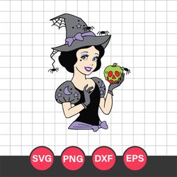 Halloween Snow White Princess Svg, Halloween Svg, Png Dxf Eps Digital File