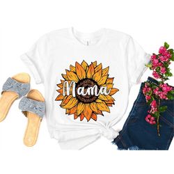 Mama Sunflower T-shirt, Mothers Day Shirt, Mom Shirts, Best Mom T-Shirt, Favorite Mom Shirts, Shirt For Mom, Mama Shirt,