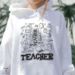 Art Teacher SweatDigital, Teacher Gift, Artist Digital, Gift for Art Teacher, New Teacher Hoodie, New Teacher Gift,