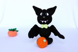 Halloween bat gift toy, crochet bat toy unique baby gift