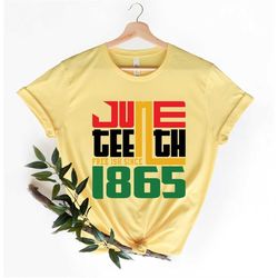 Juneteenth Freedom Day Shirt, Freeish Since 1865 T-shirt, Black History Matters Tee, Juneteenth 1865 T-shirts, Independe