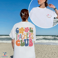 Cool Teachers Club Digital, Cool Teacher SweatDigital, Teacher Crewneck Gift, Funny Teacher Digital, Teacher's Day