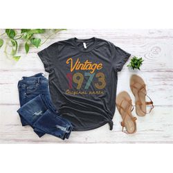50th Birthday Shirt, Vintage T Shirt, Vintage 1973 Shirt, 50th Birthday Gift for Women, 50th Birthday Shirt Men, Retro S
