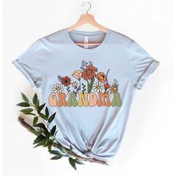 Wildflowers Grandma Shirt for Grandma T-Shirt, Grandma Shirt, Grandma Tee, Mimi T-Shirt, Nana shirt , Grammy, Mother's D