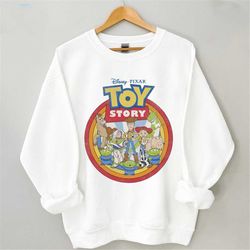 Disney Pixar Toy Story Shirt, Retro Toy Story Friends Shirts, Vintage Disney Shirts, Buzz Lightyear, Woody Shirt