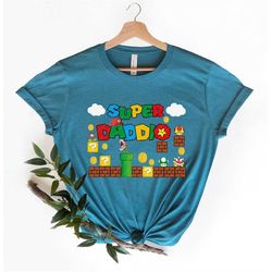 Super Daddio Shirt, Funny Dad Tshirt, Father's Day Shirt, Super Dad Shirt, Gamer Daddy Shirt, Father Gift Tee, Fathers D