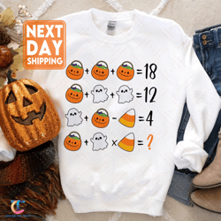 Halloween Order of Operations Quiz Math Teacher SweatDigital , Funny Gift For Teacher, Teacher Squad Digitals, Retr
