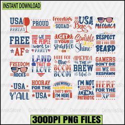 Freedom Squad Png,4th of July Bundle Png, 4th Of July Png Bundle, Freedom Png Bundle, Red White Blue Png,Fourth of July