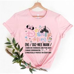 Disney Mom Shirt,Disney Tee for Women, Cute Mama Shirt, Disney Gift for Mom, Minnie Shirt, Gift for Mom
