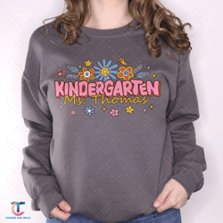 Kindergarten Teacher Custom Digital, Teacher Team Digitals, Teacher Customized Name, Gift For Kindergarten Teacher,