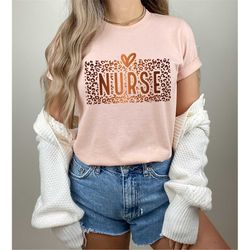 Nurse Shirt, Nurse Shirts for Women, Nurse Saving Lives, Nurse Gift, Nurse Gifts, Leopard Nurse Shirt, Nurse Life Shirt,
