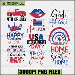 4th of July Bundle Png,Home Sweet Home Png, 4th Of July Png Bundle, Freedom Png Bundle, Red White Blue Png,Fourth of Jul