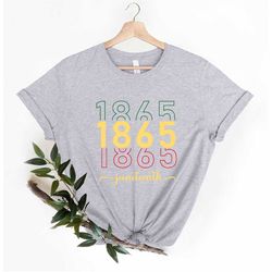 1865 Juneteenth T-Shirt, Juneteenth Shirt, Juneteenth Party Gift, Black Lives Matter Shirt, Black History Shirt, Black C