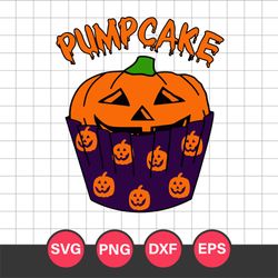 Pumpcake Classic Cute Pumpkin Svg, Halloween Svg, Png Dxf Eps Digital File
