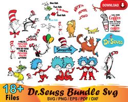 Dr Seuss Bundle Svg, Dr Seuss Svg, Dr Seuss Hat Svg