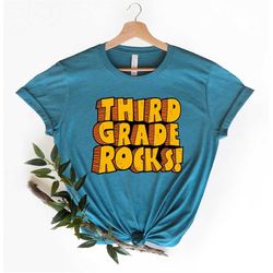 Third Grade Rock Shirt,3rd Grade Shirt,3rd Grade Team Shirt,Happy First Day of School,Back To School,Clasroom Crew Shirt