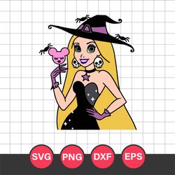 Rapunzel Princess Halloween Svg, Halloween Svg, Png Dxf Eps Digital File